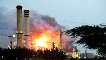 انفجار مرگبار در پالایشگاه نفت اندونزی+فیلم