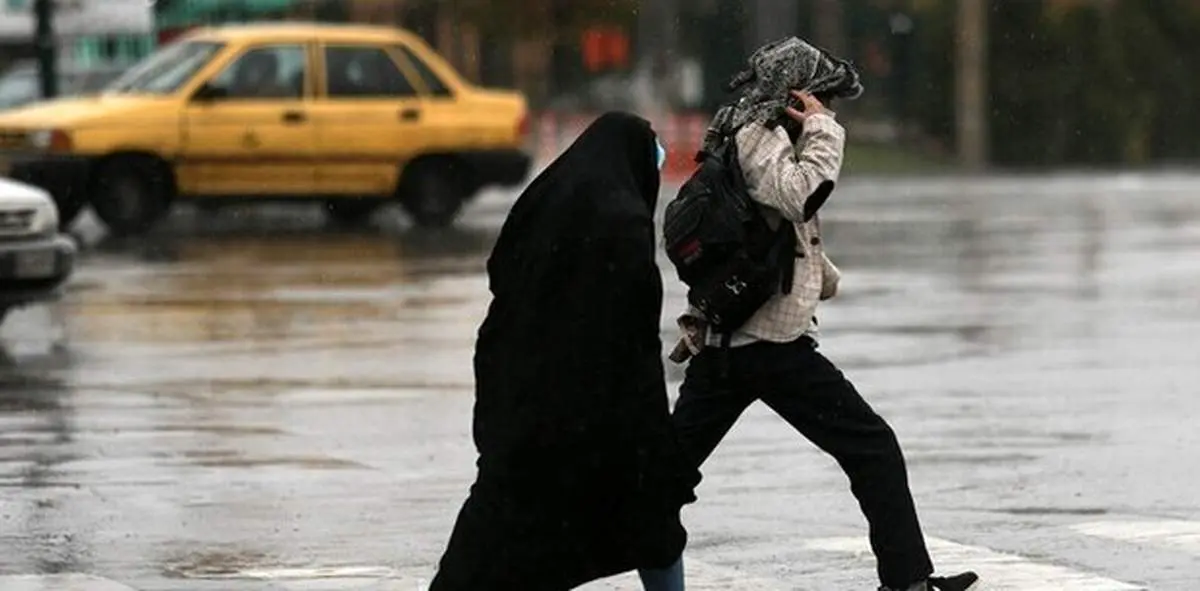 هشدار هواشناسی نسبت به رگبار باران و وزش باد شدید در برخی مناطق کشور