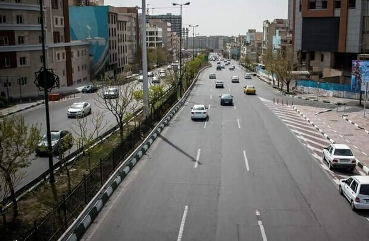 وضعیت ترافیکی معابر پایتخت در ۱۲ فروردین ۱۴۰۰