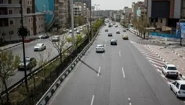 وضعیت ترافیکی معابر پایتخت در ۱۲ فروردین ۱۴۰۰