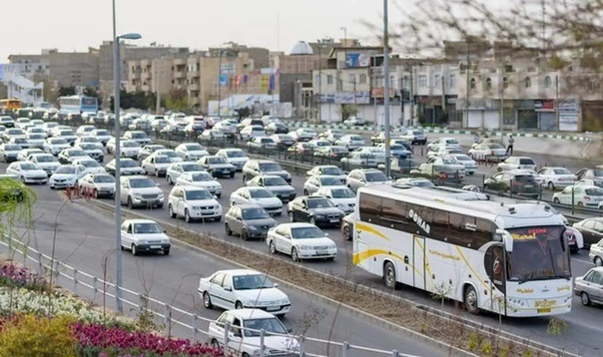 ترافیک سنگین در مسیر شمال به جنوب جاده های هراز و چالوس