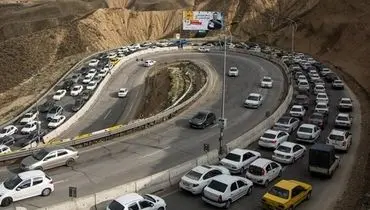 ترافیک سنگین در مسیر شمال به جنوب محور هراز/ تردد روان در کندوان و جاده فیروزکوه