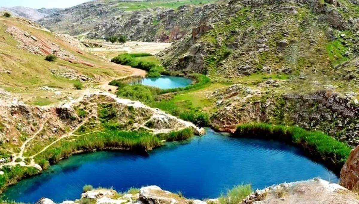 معرفی دریاچه دوقلو سیاه گاو ایلام + تصاویر