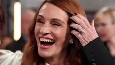 جولیا رابرتز با چهره‌ای متفاوت در ۵۸ سالگی/ویدیو 