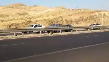 عاقبت مرگبار رانندگی در خلاف جهت خودروها در اتوبان تهران-قزوین+ عکس