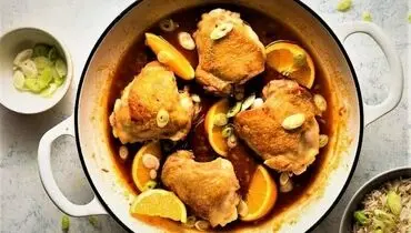طرز تهیه خورش پرتقال با مرغ خوشمزه