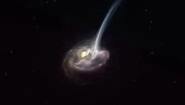 عکس حیرت انگیز از کهکشان در حال مرگ