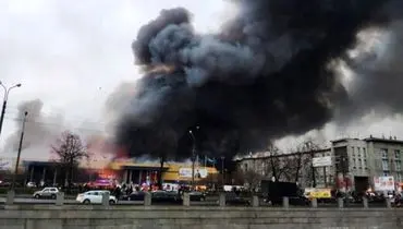 آتش‌سوزی مرگبار در یک کارخانه قدیمی در سن‌پترزبورگ + فیلم