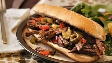 طرز تهیه ساندویچ گوشت ایتالیایی لذیذ