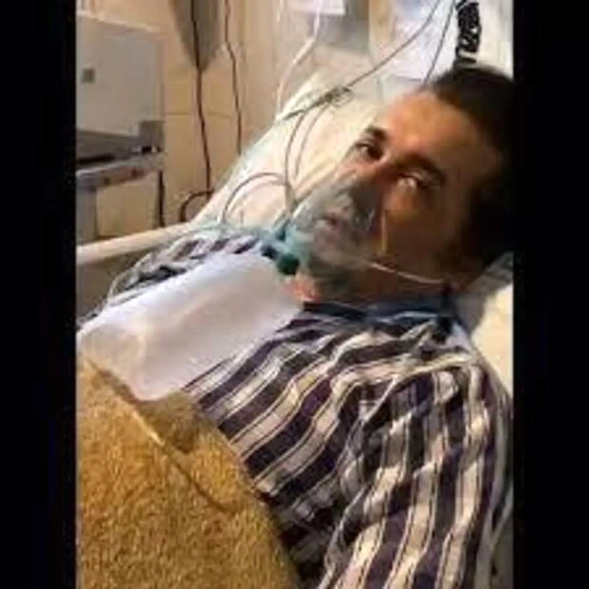 جشن مرخص شدن نواب‌صفوی از آی‌سی‌یو+ فیلم