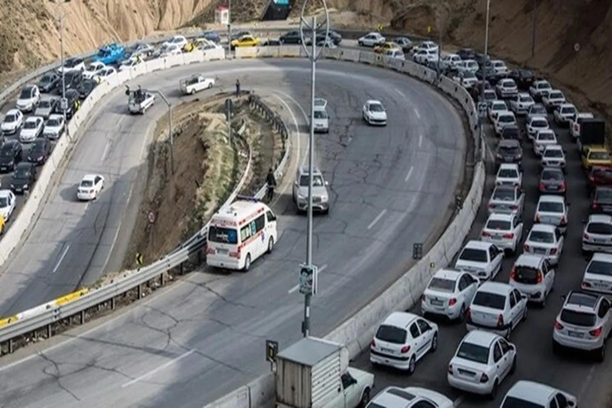 آخرین وضعیت ترافیکی جاده‌های کشور در ۲۷ فروردین ۱۴۰۰