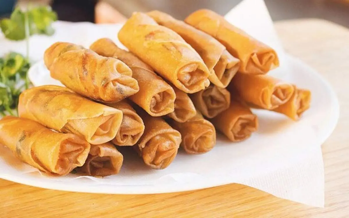 طرز تهیه اسپرینگ رول گوشت