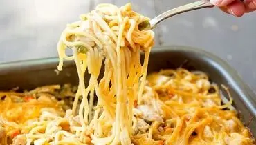 طرز تهیه اسپاگتی مرغ غذای متفاوت و مدرن