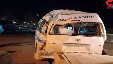 مرگ دلخراش مادر باردار در تصادف آمبولانس