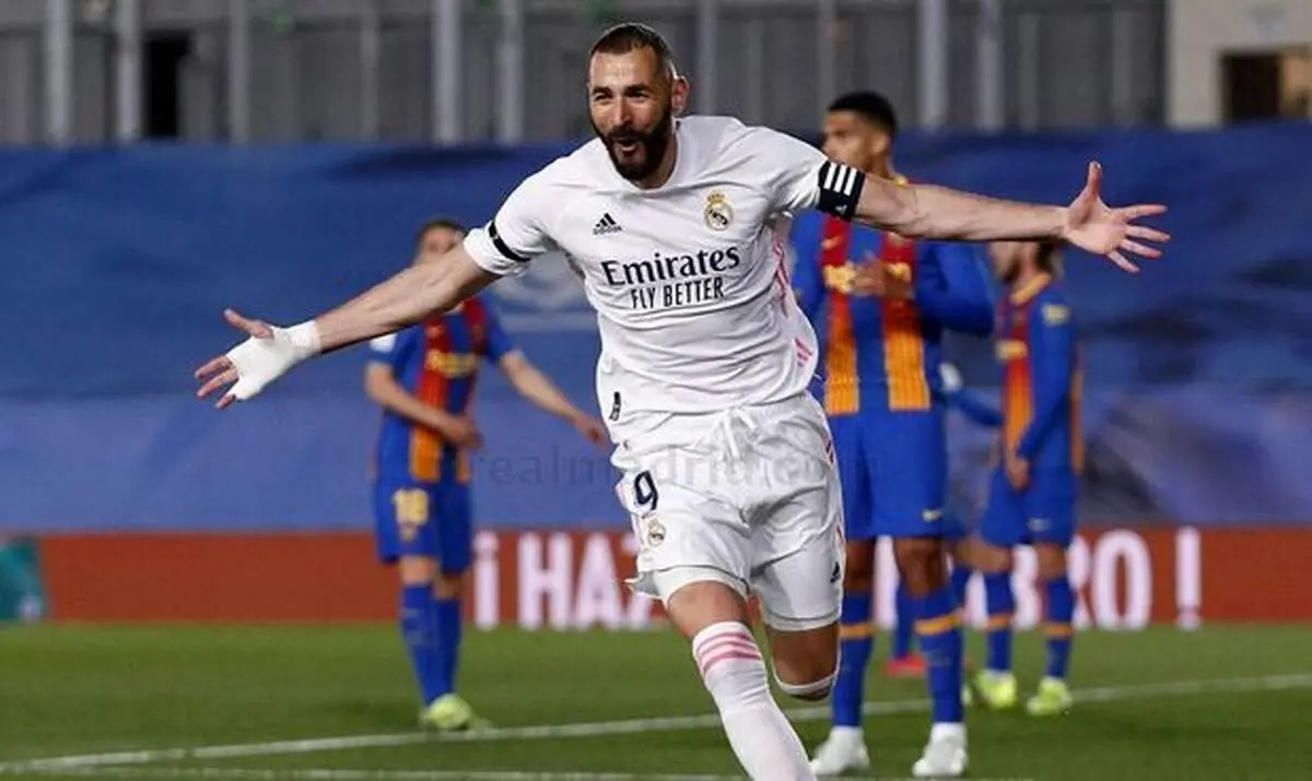 خلاصه بازی رئال مادرید ۲-۱ بارسلونا + فیلم