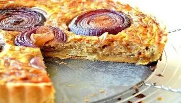 طرز تهیه تارت پیاز متفاوت