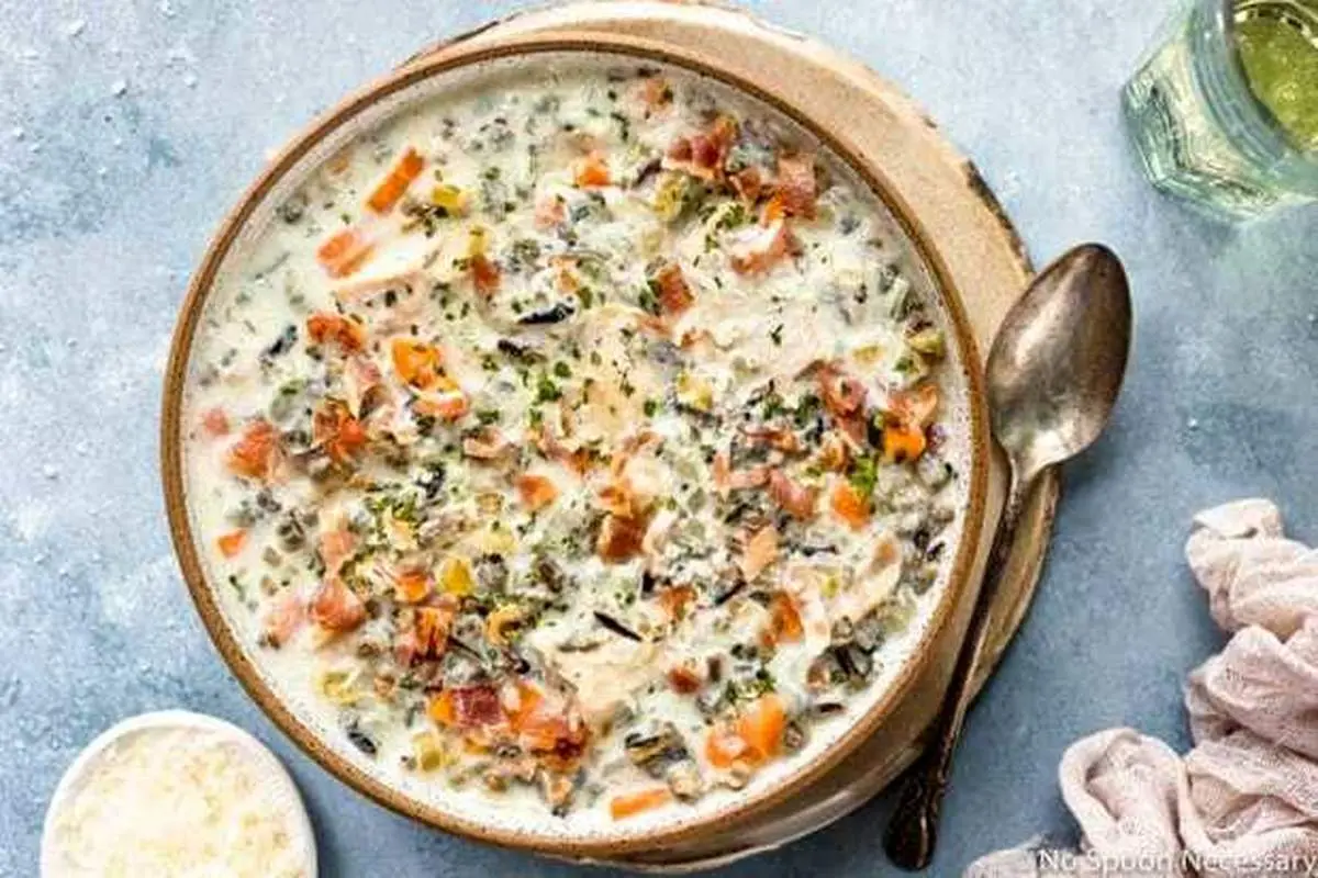 طرز تهیه سوپ خامه ای سبزیجات و برنج خوشمزه