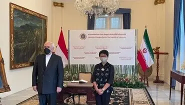 توییت سفارت ایران در جاکارتا درباره سفر ظریف به اندونزی