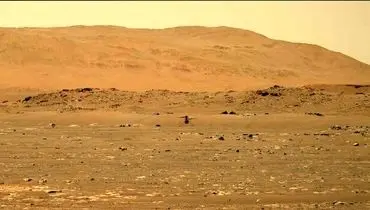 نخستین ویدئوی با وضوح بالا از پرواز بالگرد «نبوغ» در مریخ + فیلم