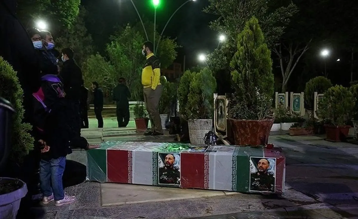 ورود پیکر مطهر سردار حجازی به اصفهان
