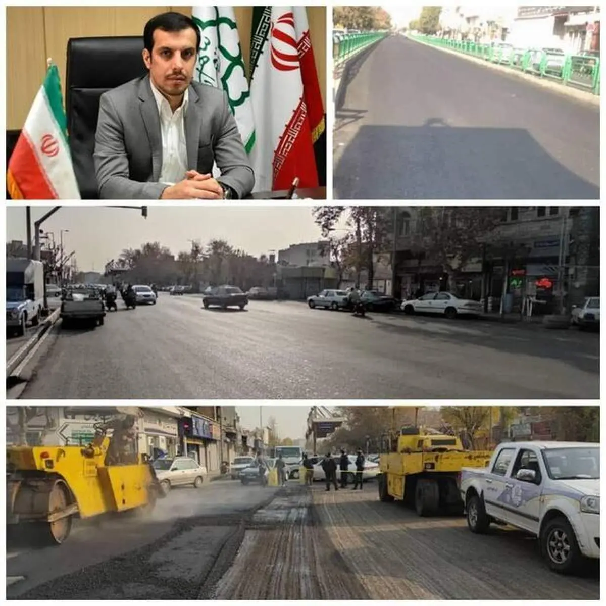 محور خاوران در منطقه ۱۴ تهران بهسازی شد