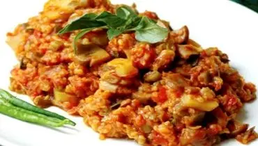 طرز تهیه خوراک بلغور گندم و كنگر