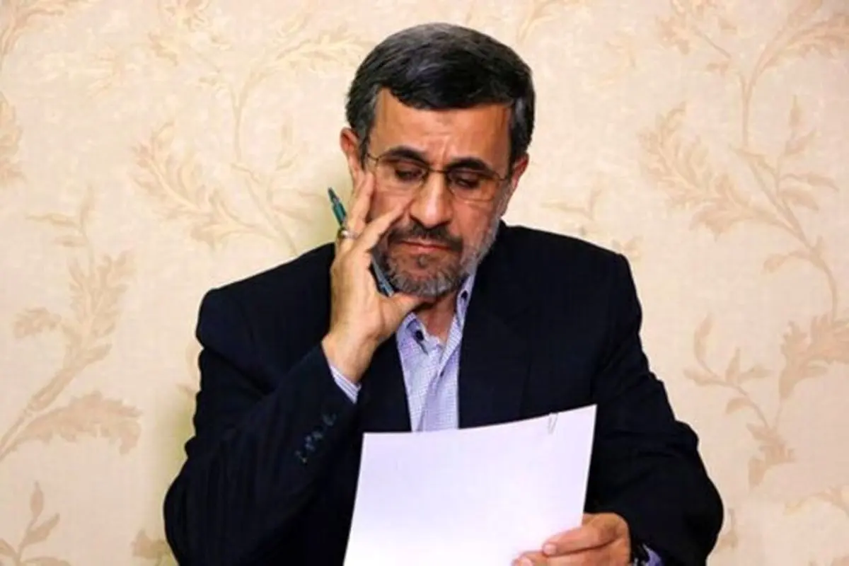 پیام تسلیت احمدی نژاد به حسن خمینی+عکس