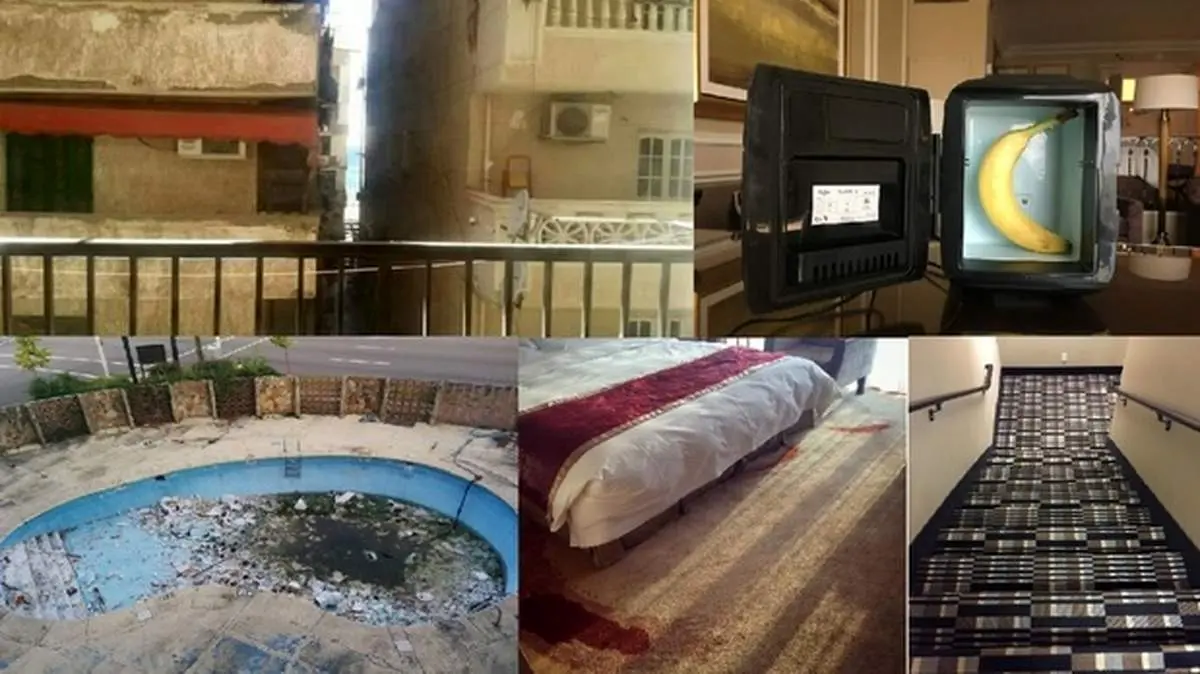 بدترین مناظری که ممکن است در هتل با آنها روبرو شوید + تصاویر