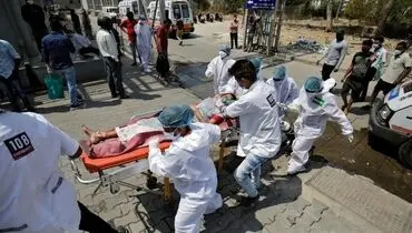 سونامی کرونا در هند؛ مرده سوزی به بالاترین حد خود رسید