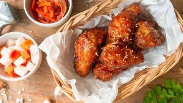 طرز تهیه مرغ تمپورا با سس هویج