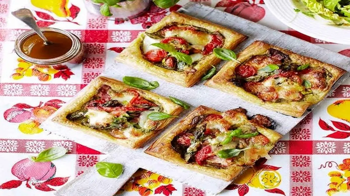 طرز تهیه کیش تن ماهی و سبزیجات