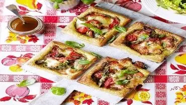 طرز تهیه کیش تن ماهی و سبزیجات