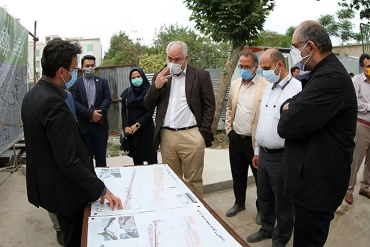 بازدید رئیس مرکز مطالعات و برنامه ریزی شهر تهران ازپروژه باغ راه حضرت فاطمه زهرا (س)
