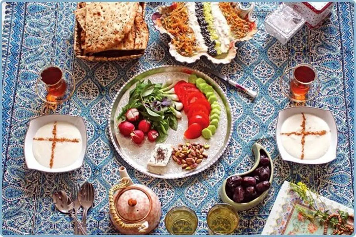 توصیه های مهم غذایی برای ماه مبارک رمضان + اینفوگرافیک