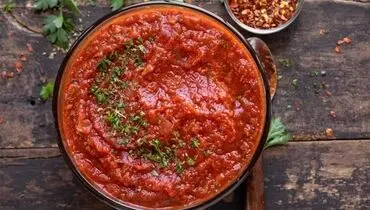 طرز تهیه سس آنچیلادای قرمز