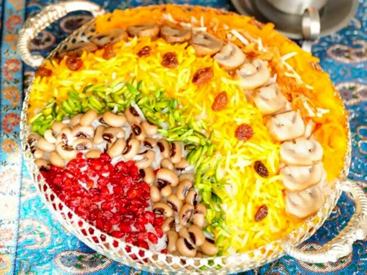 طرز تهیه پلوی آجیلی شیک و خوشمزه
