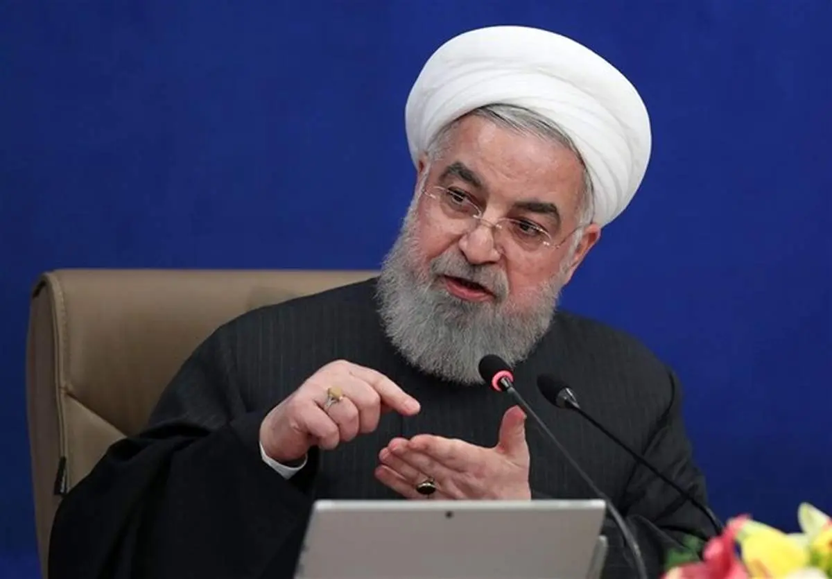 روحانی: دو فتنه بزرگ صهیونیستها شکست خورده است / به مردم اعلام میکنم تحریم شکسته شد