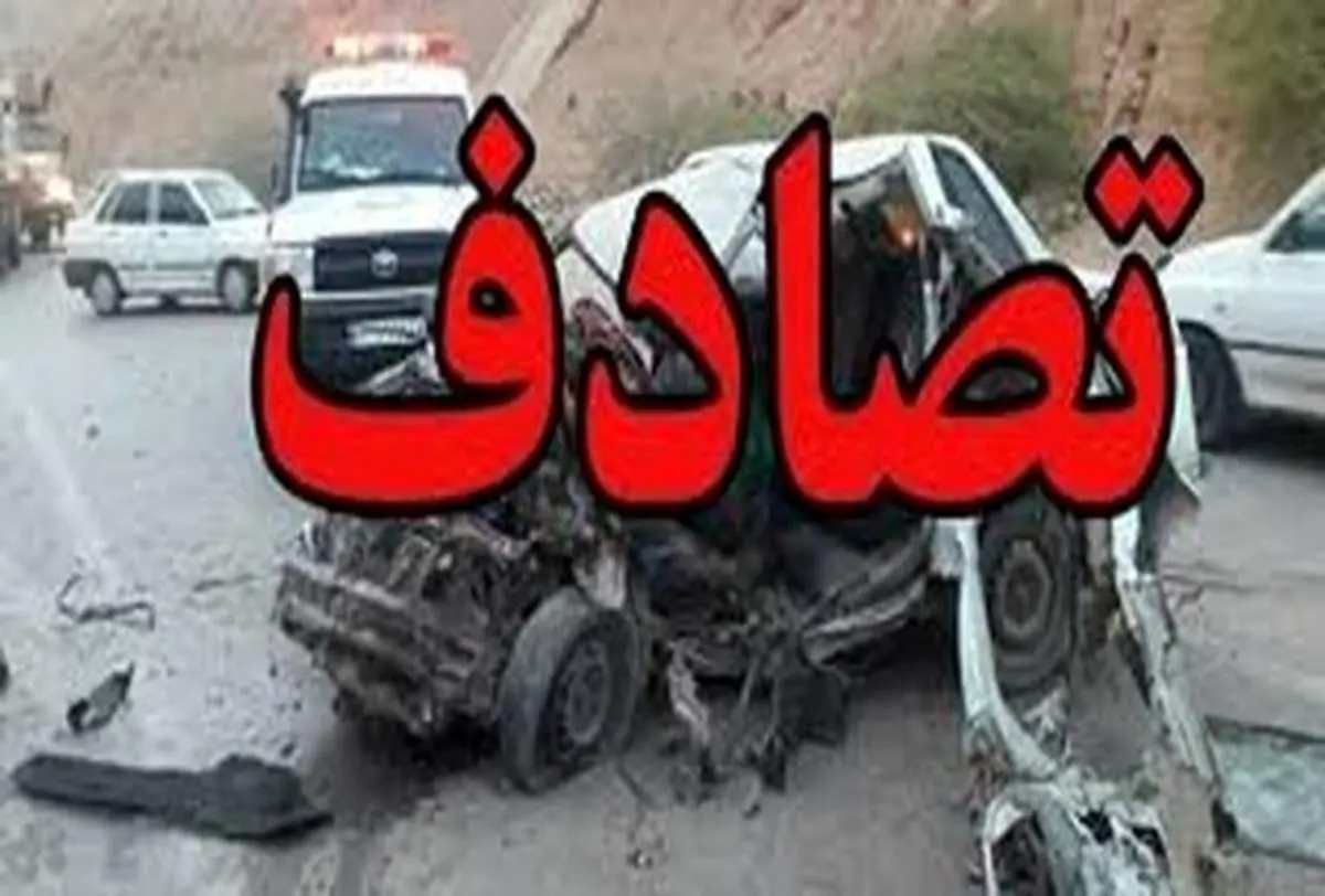 تصادف سمند با عابر پیاده در بزرگراه آزادگان