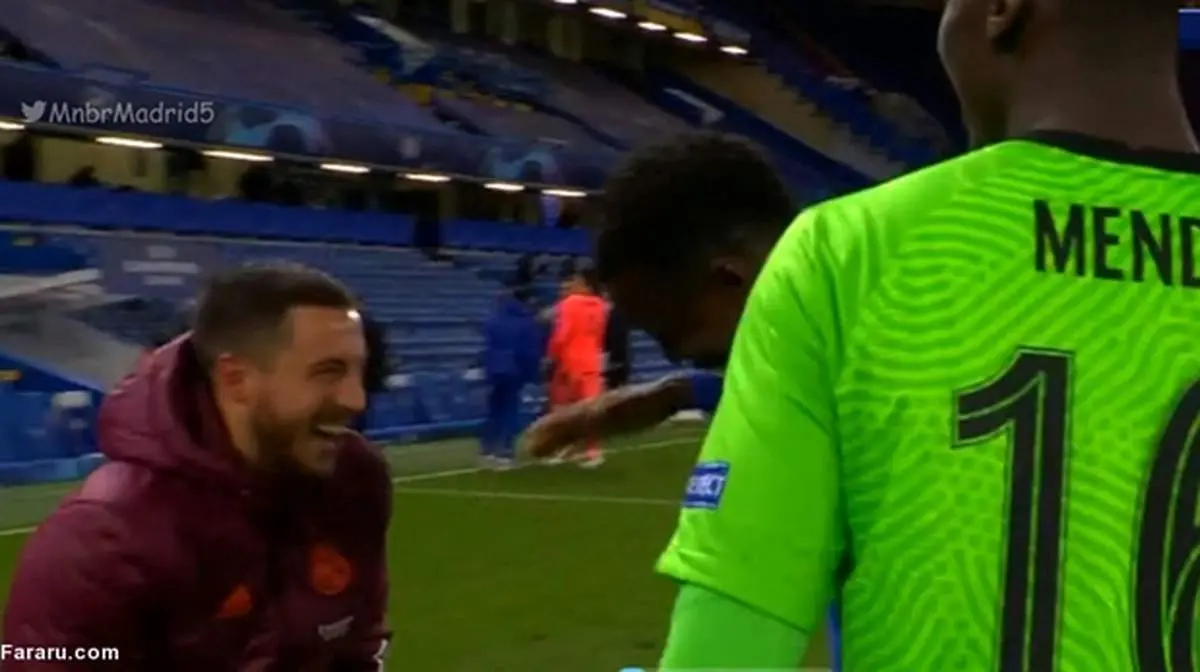 قهقه‌های خبرساز ادن آزار پس از حذف رئال! + فیلم