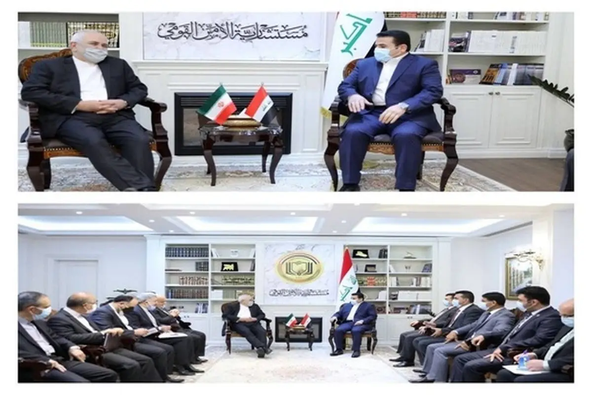دیدار ظریف با مشاور امنیت ملی عراق