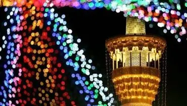 نقاره شادی به مناسبت شب میلاد امام حسن مجتبی(ع) در حرم رضوی + فیلم
