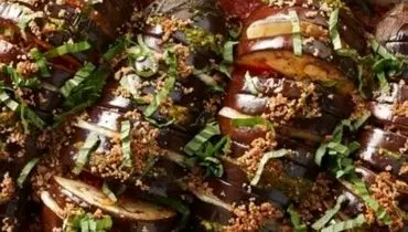 طرز تهیه هسلبک بادمجان + فیلم