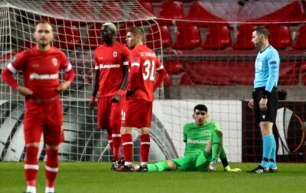 چرا بیرانوند در آنتورپ بازی نمی‌کند؟