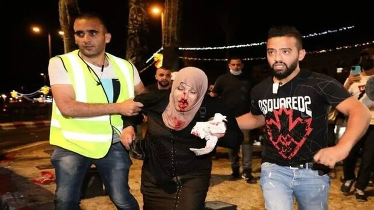 دومین شب ناآرام قدس؛ زخمی شدن حدود ۱۰۰ تن در درگیری‌ها