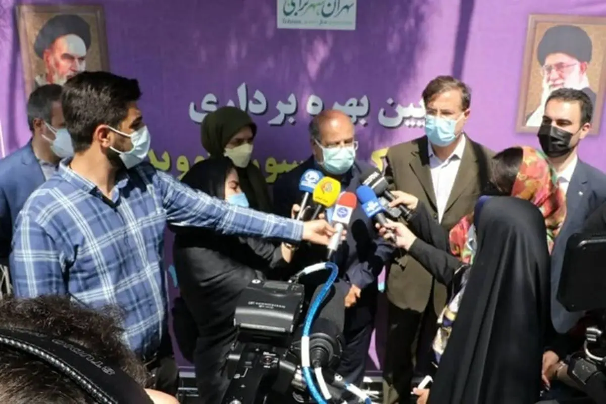 آئین بهرهبرداری از نخستین مرکز واکسیناسیون خودرویی کرونا در تهران