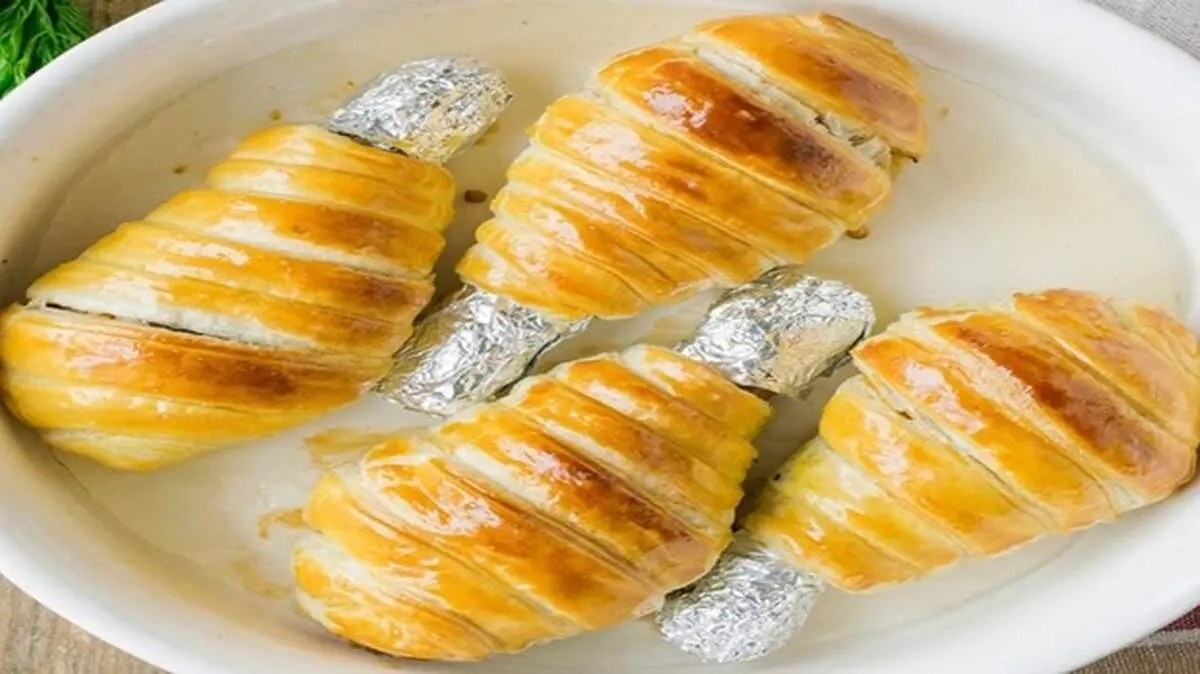 طرز تهیه پیراشکی ساق مرغ جذاب