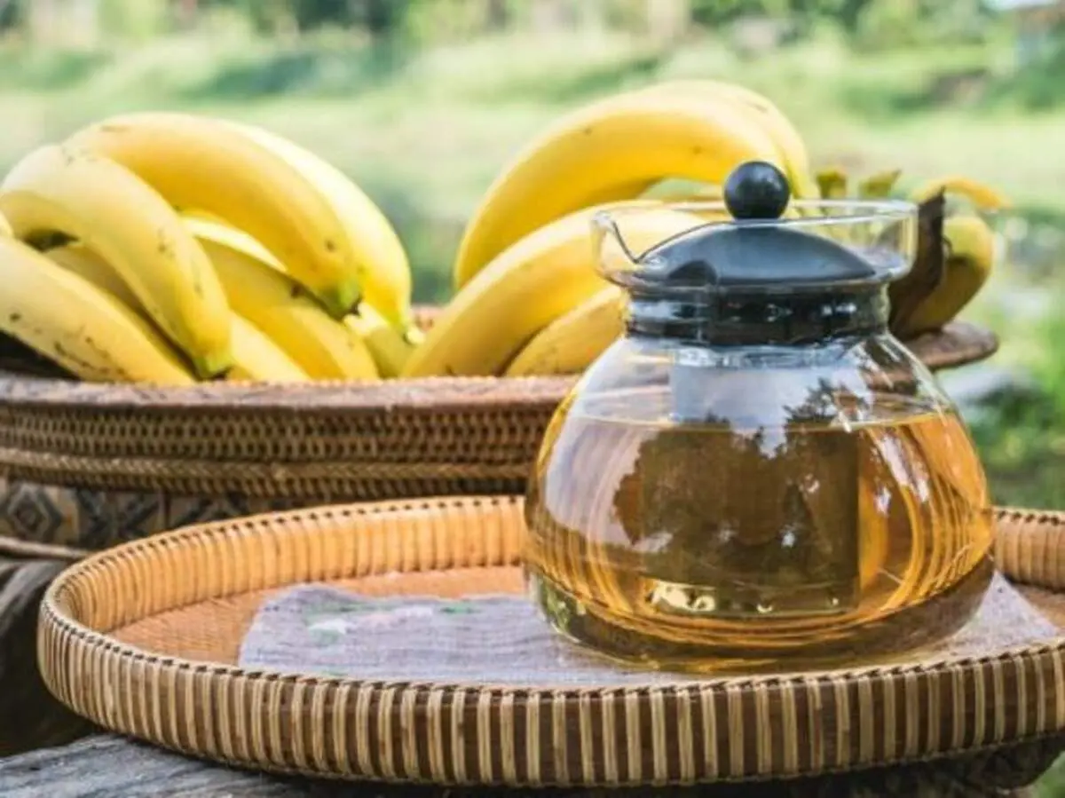 طرز تهیه چای موز + فواید و عوارض