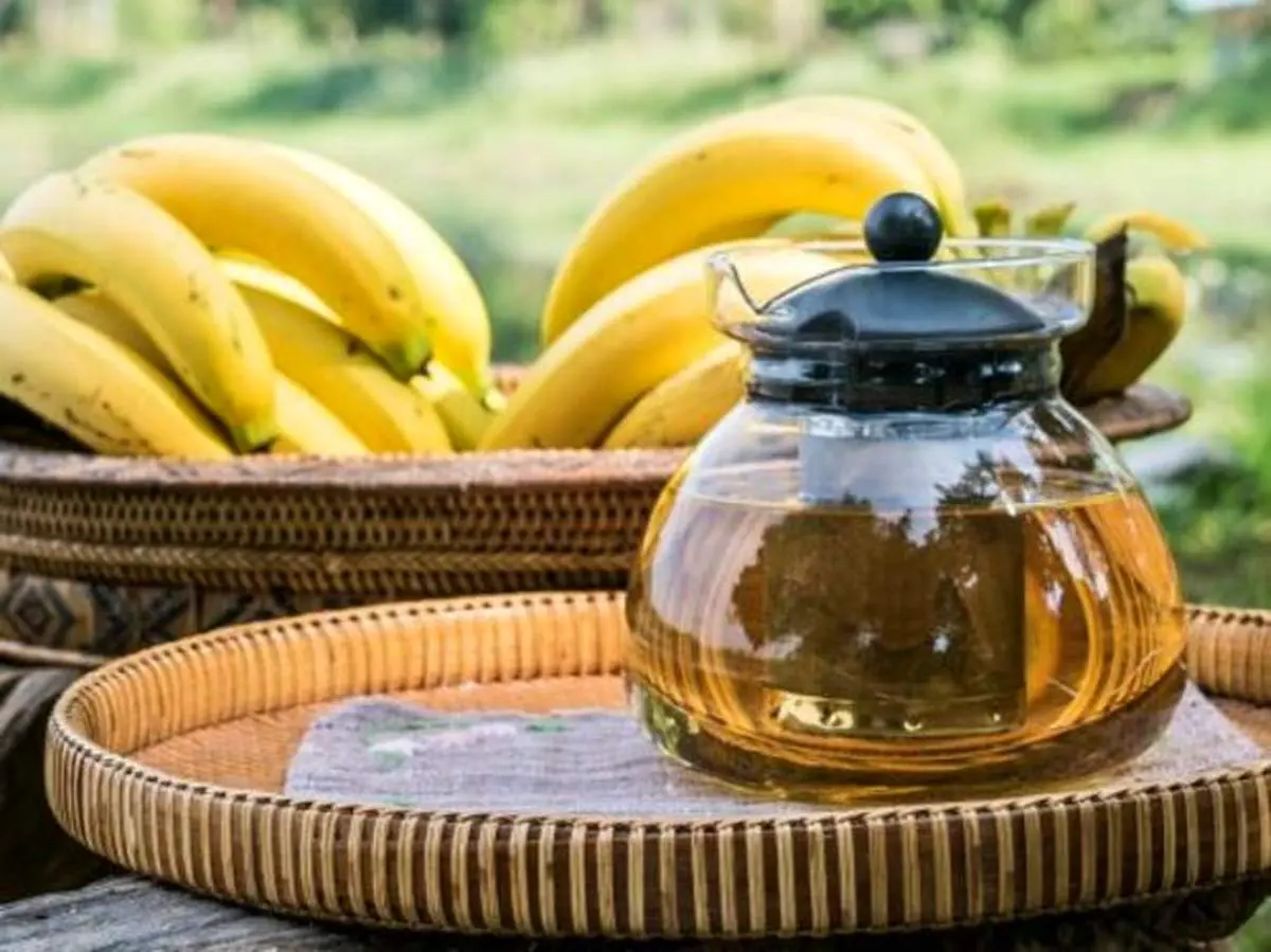طرز تهیه چای موز + فواید و عوارض