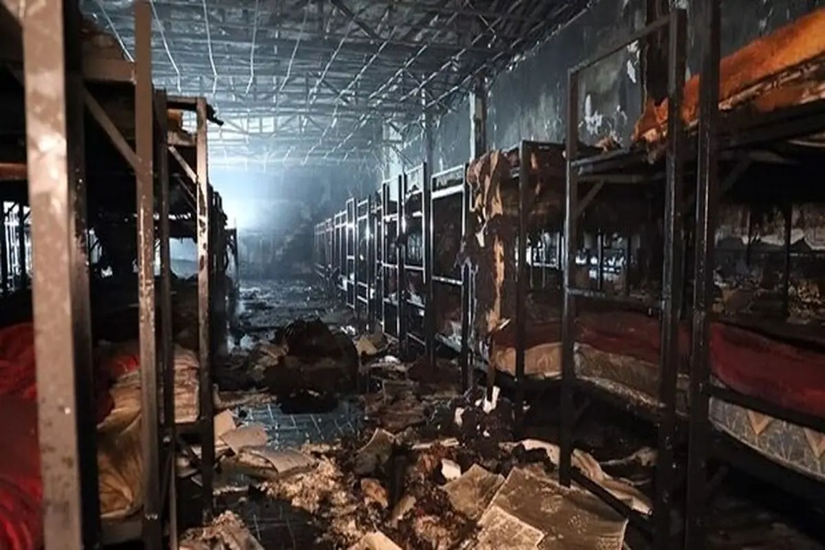 ۳ کشته و ۲۴ مجروح در پی آتش‌سوزی یک مرکز ترک اعتیاد در اطراف مشهد +عکس