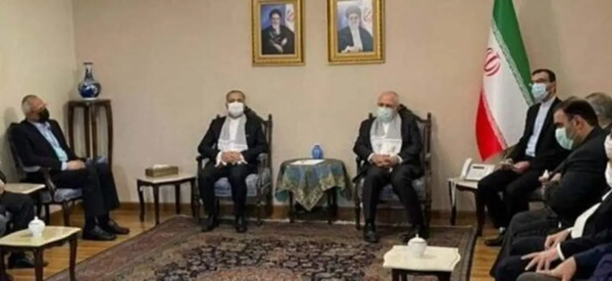ظریف در جمع رهبران گروه‌های فلسطینی+ عکس